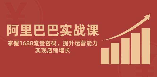 （14830期）阿里巴巴实战课：掌握1688流量密码，提升运营能力，实现店铺增长-巴七创客网